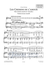 Les Chemins de l'amour pour voix et piano